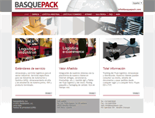 Tablet Screenshot of basquepack.com